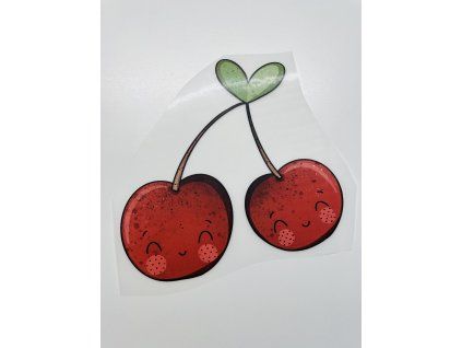 Nažehlovačka na oblečenie - Čerešničky Š15cm x D15cm