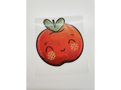 Nažehlovačka na oblečenie - Jabĺčko Š12cm x D12cm