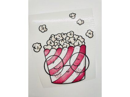 Nažehlovačka na oblečení - Popcorn Š18cm x D20cm