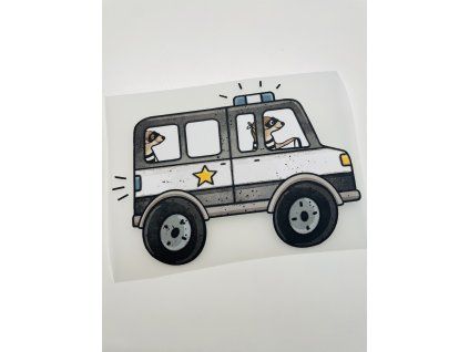 Nažehlovačka na oblečení - Meerkat policajti Š17cm x D13cm