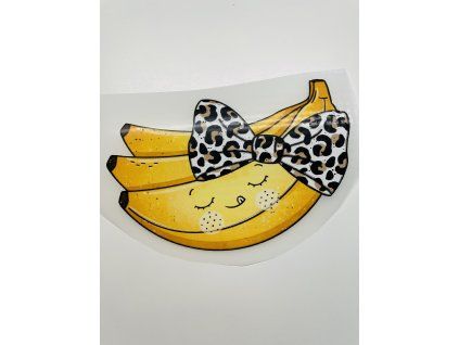 Nažehlovačka na oblečenie - Banány bez okuliarov Š17cm x D12cm