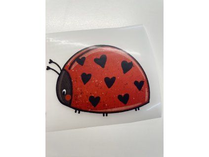 Nažehlovačka na oblečení - Beruška 1 Š13cm x D12cm