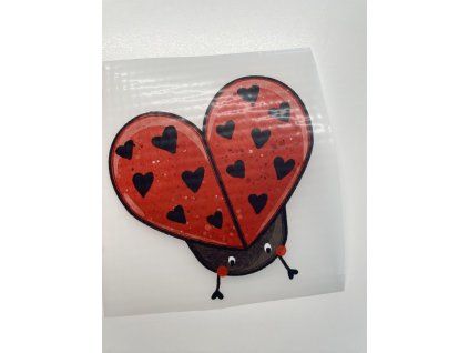 Nažehlovačka na oblečení - Beruška 2 Š13cm x D9cm