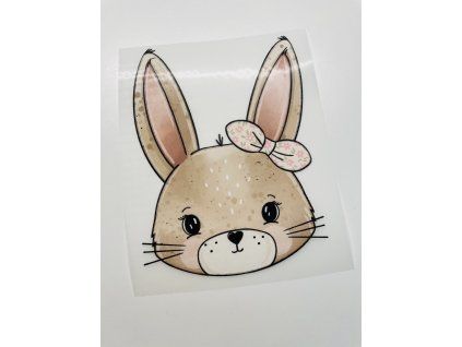 Nažehlovačka na oblečení - Zajíček Š12cm x D16cm