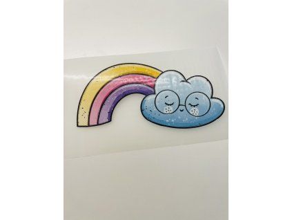 Nažehlovačka na oblečení - Duha Š16cm x D8cm