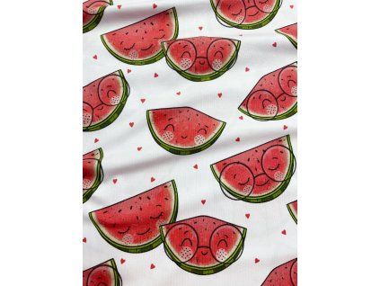 Hladký úplet - Šťavnatý melón