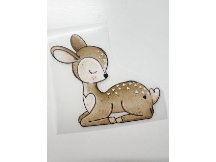 Nažehlovačka na oblečení - Srnka Š13cm x D12cm