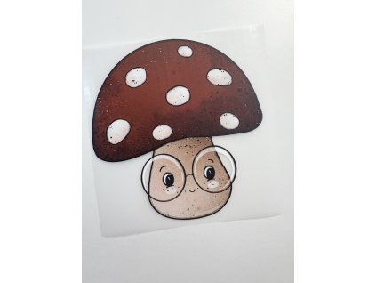 Nažehlovačka na oblečenie - Muchotrávka Š13cm x D14cm