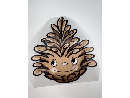 Nažehlovačka na oblečení - Šiška menší Š10cm x D12cm