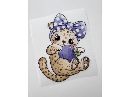Nažehlovačka - Leopardík s čučoriedkou