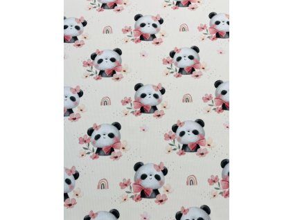 Rebrovaný úplet - Rozkošná panda