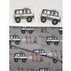 Nažehlovačka na oblečenie - Meerkat policajti Š17cm x D13cm