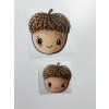 Nažehlovačka na oblečenie - Jesenný žaluď veľký Š12cm x D13cm