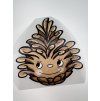 Nažehlovačka na oblečení - Šiška menší Š10cm x D12cm
