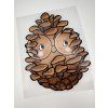Nažehlovačka na oblečení - Šiška s brýlemi Š11cm x D14cm